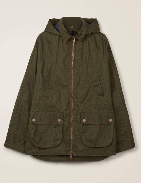 SM081 Ex Chainstore Holt Waxed Jacket - Green x12